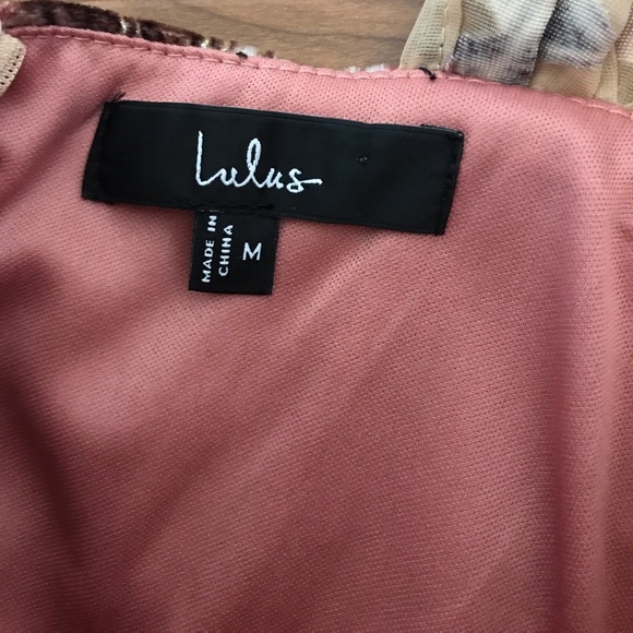 Lulus Composed Beauty Blush Pink Burnout Velvet Floral Midi Dress, NWT - Picture 14 of 16